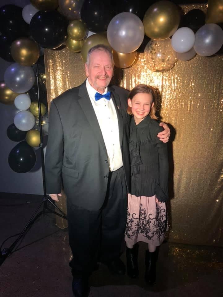 Formal night at church with my grandniece, Maddy. At Motion Church South Campus.