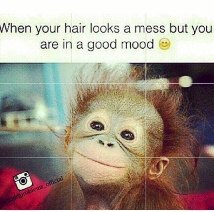 This is me first thing in the morning