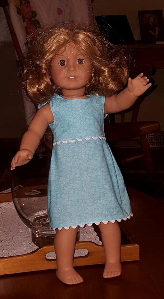 Another American Girl dress for youngest granddaughter.