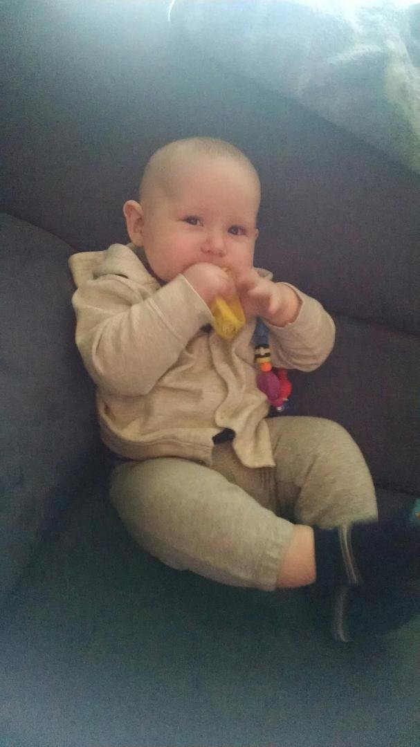 I was lucky! I got to spend the day with my Granddaughter and Great Grandson.