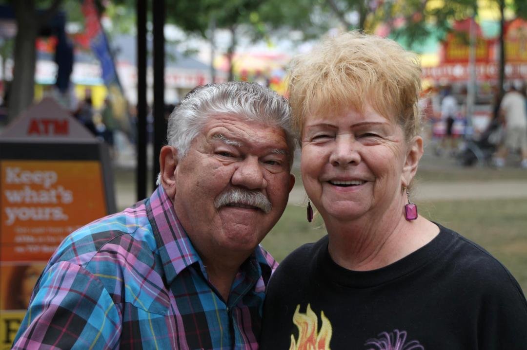 Viva and Jerry at the fair