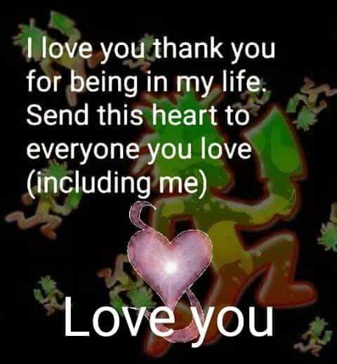 I am indeed happy to have all of you in my life.