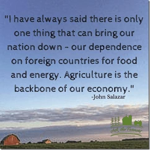 Something for serious consideration after the shortages we suffered earlier under the present administration