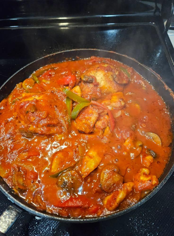 I made Chicken Cacciatore.