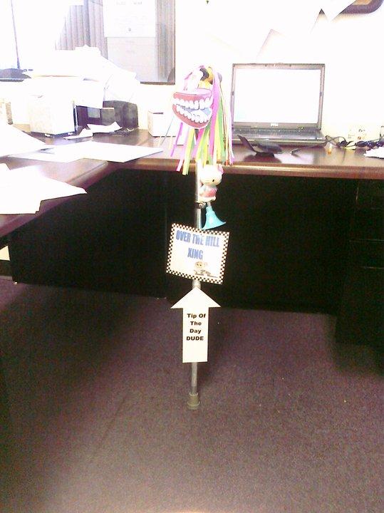 My cane in it's latest incarnation. Thanks Sondra & Richard :-)