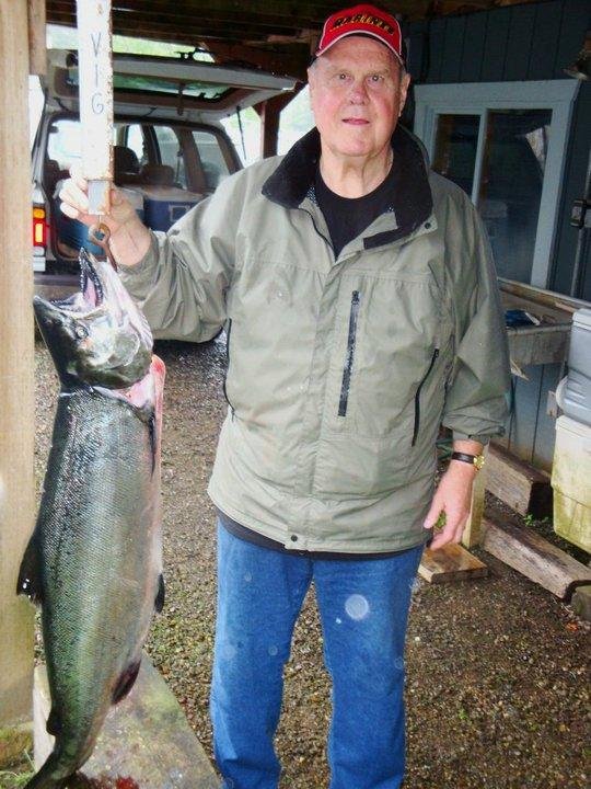 Doug with a nice King Salmon