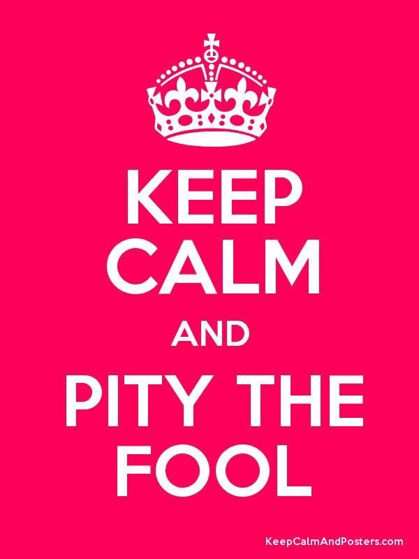 A fool despises wisdom and instruction (Word)!