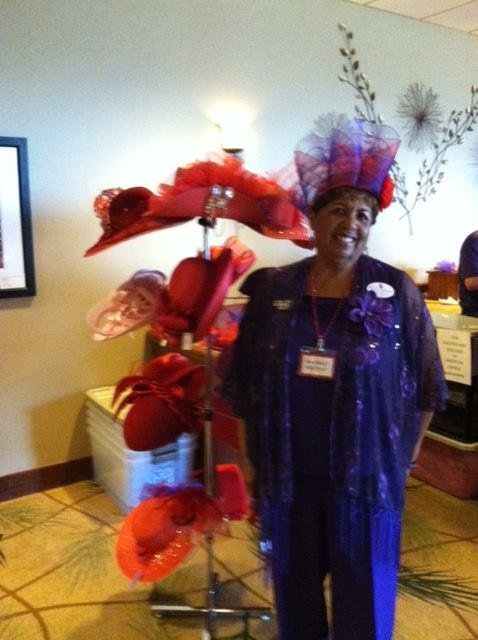 At Cheyenne Mountain Resort for 11th Annual Queens Council Red Hat A'Faire