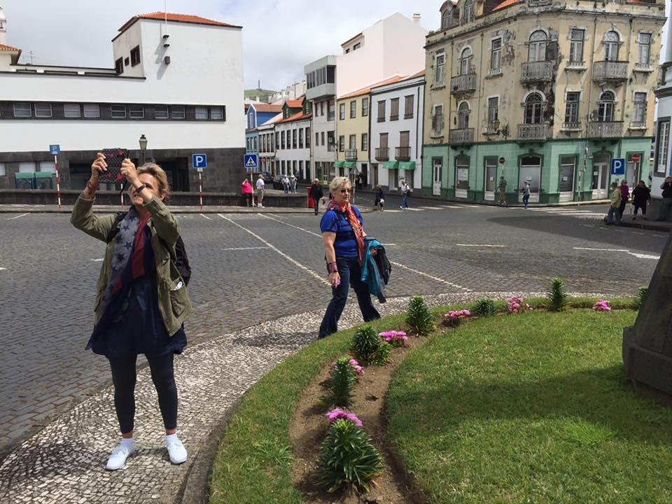 Here we are finally on land. Horta Azores. Neat little Portuguese island.