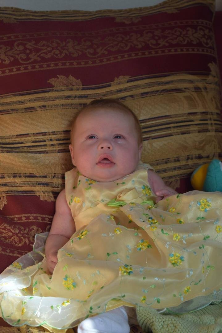Charlie in a dress