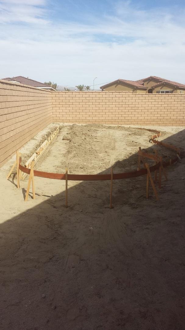 Getting ready to did pool.