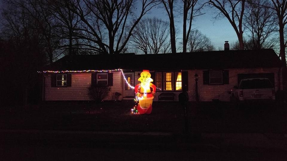 I think this is my favorite light display in the neighborhood