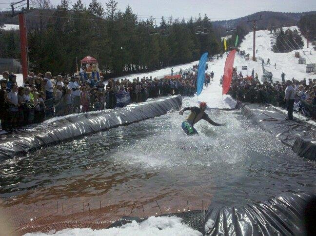 Pond skimming @ hunter