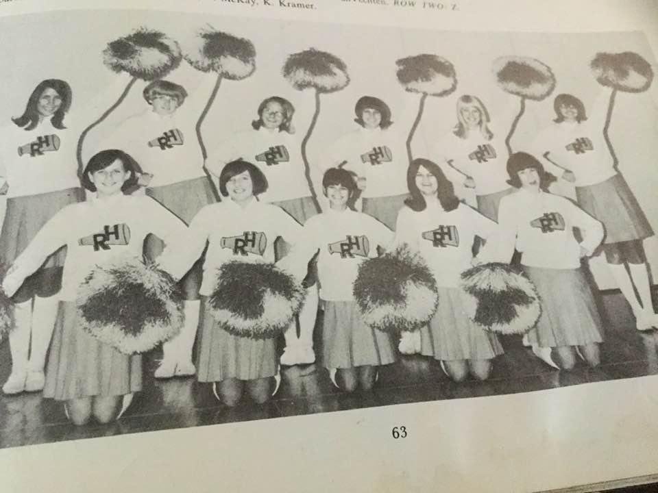 Girls!Girls!we had the awesome cheerleaders leading the Way those’s were the Days