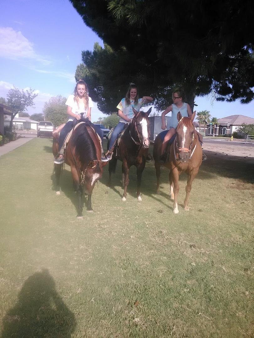 Having fun at grandmas house. Love these girl's