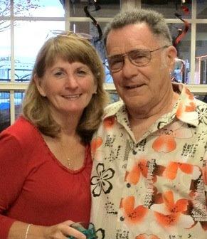This is the Valentine's Photo of the Happy Couple in the Chula Vista RV Resort.