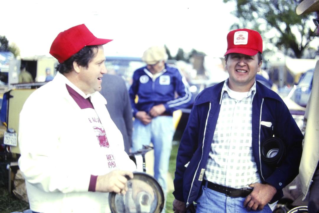 THIS IS CHARLES KINGREA & BOBBY HUFF ENJOYING THEIR STAY IN HERSHEY, PA., 45 YEARS AGO!