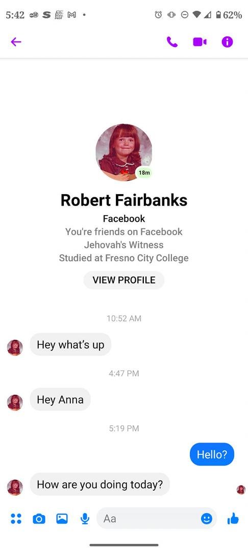 Robert Fairbanks have you been hacked?