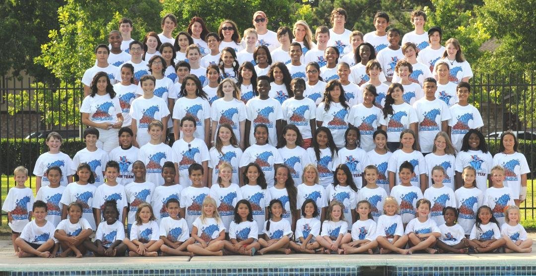 2012 Piranhas Swim Team. Connor is somewhere in the middle.... :)
