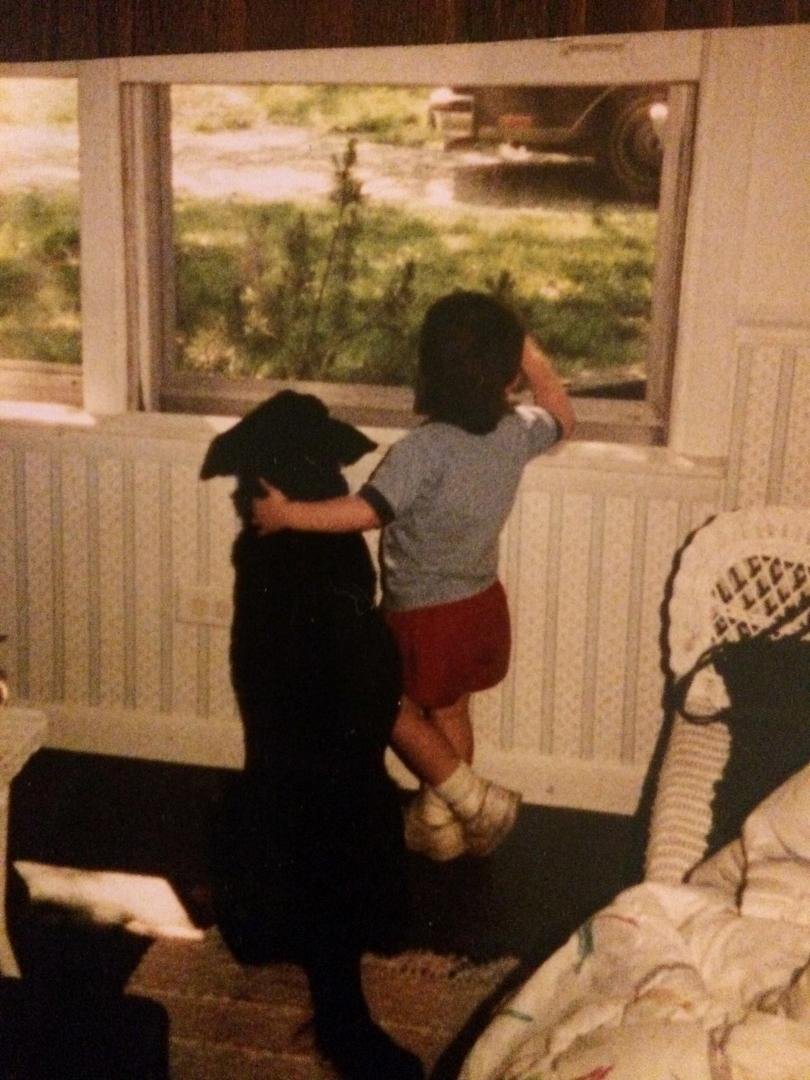 Robert 2 yrs old with taffy
