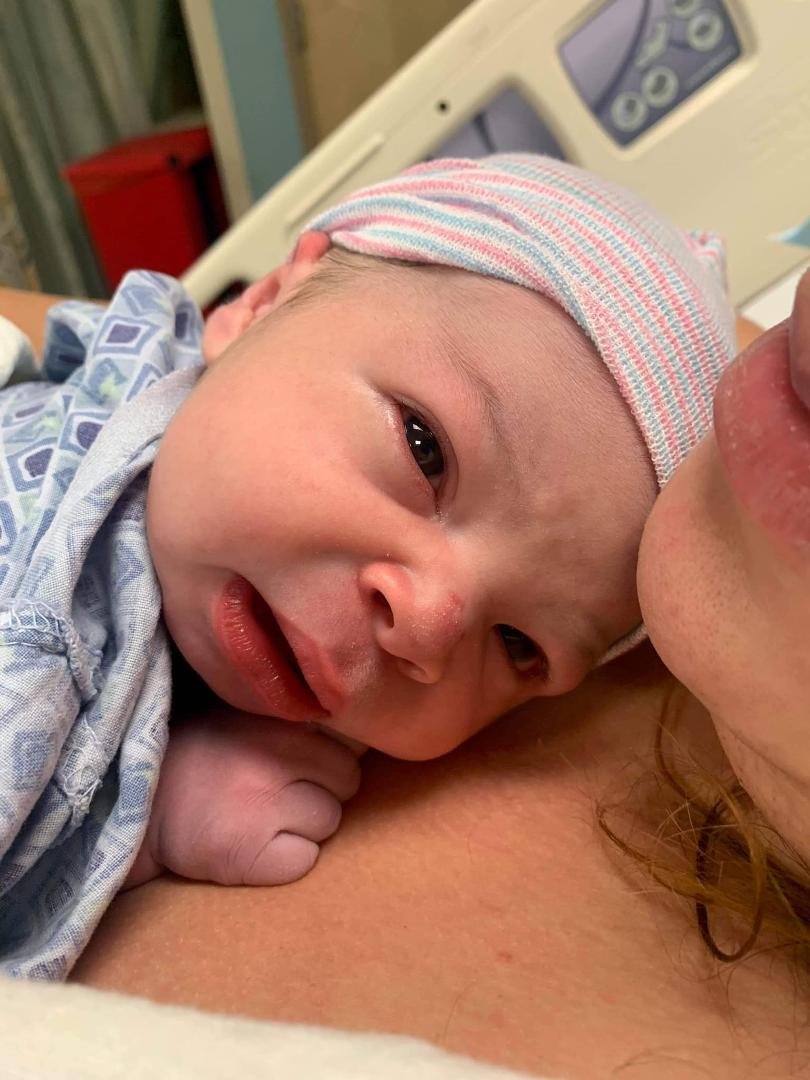 My grandson lucas born early this morning
