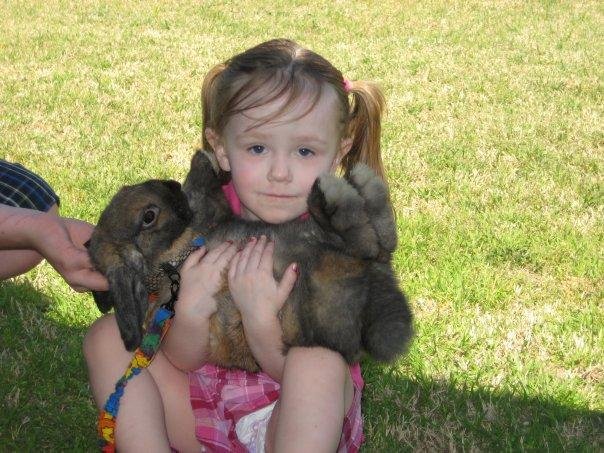 Easter 2008 KK and Snuggles