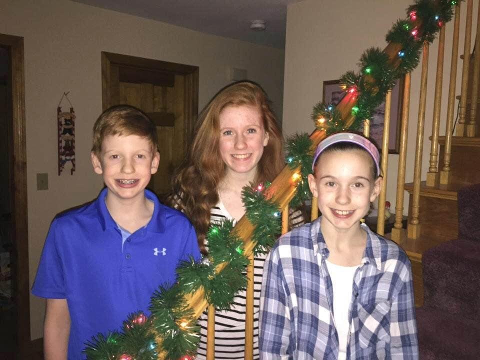 Merry Christmas. My grandchildren, 15, 13, and 10. Hope everyone has a wonderful day.
