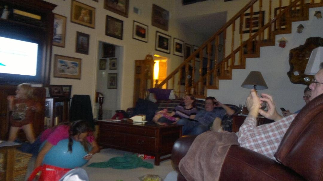 The two on the couch have done well, keep it up. Happy annv...