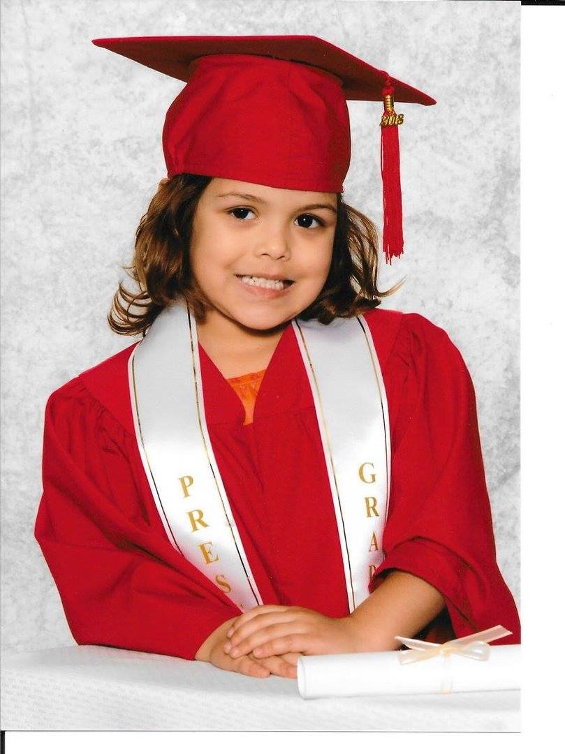 Congratulations 'Isa' (Isabella Cisneros)...Pre-School grad 2018😍♥️🤗😁