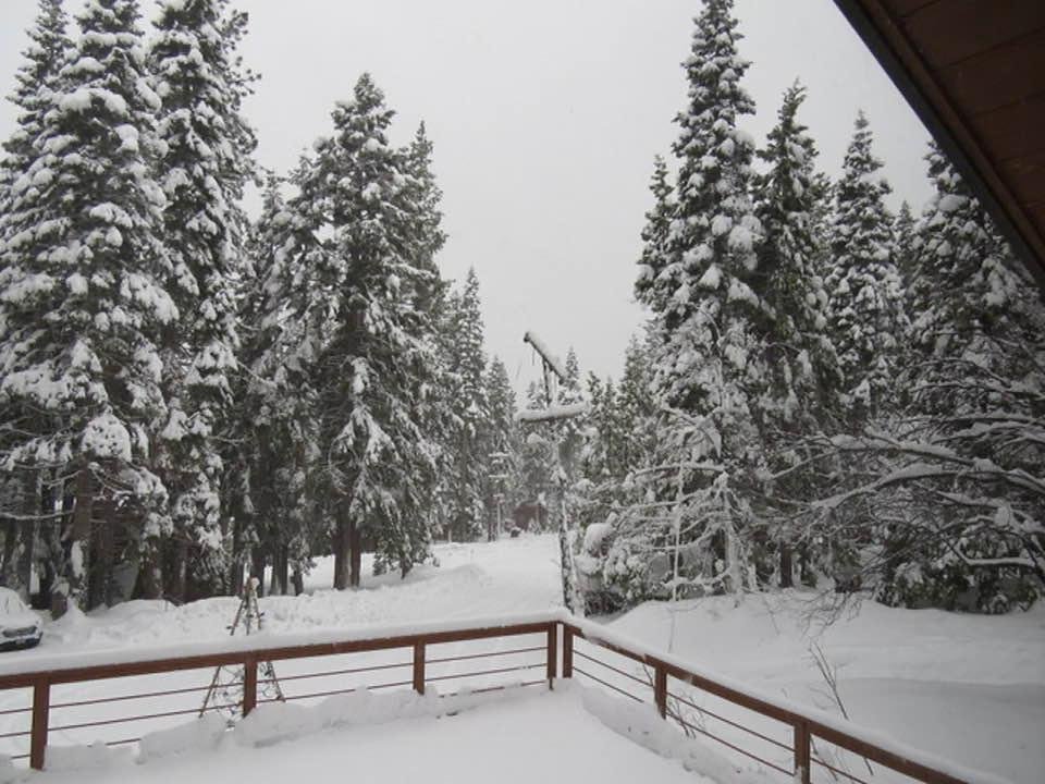 Merry Christmas to all from North Lake Tahoe before snow blowing began this morning. Photo from neighbors deck ( thank You Franc)