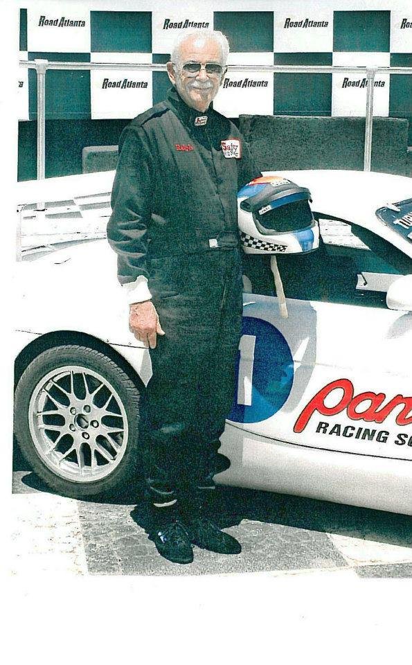 The good old Panoz before I destroyed it coming out of Turn 7 at Road Atlanta.