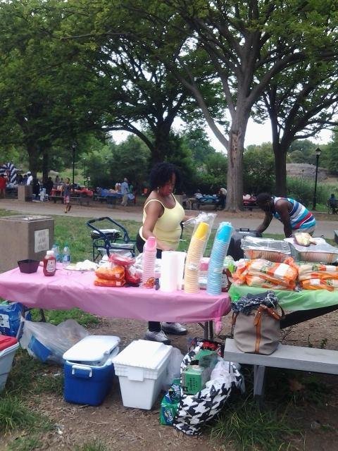 my baby looking for the good stuff and my boy getting it ready