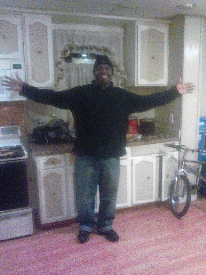 Posing for my wife