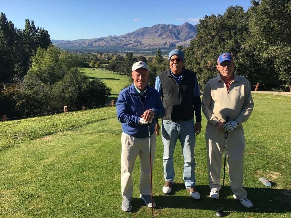 Nice day golfing at Elkins with Pete, Jim and Larry !