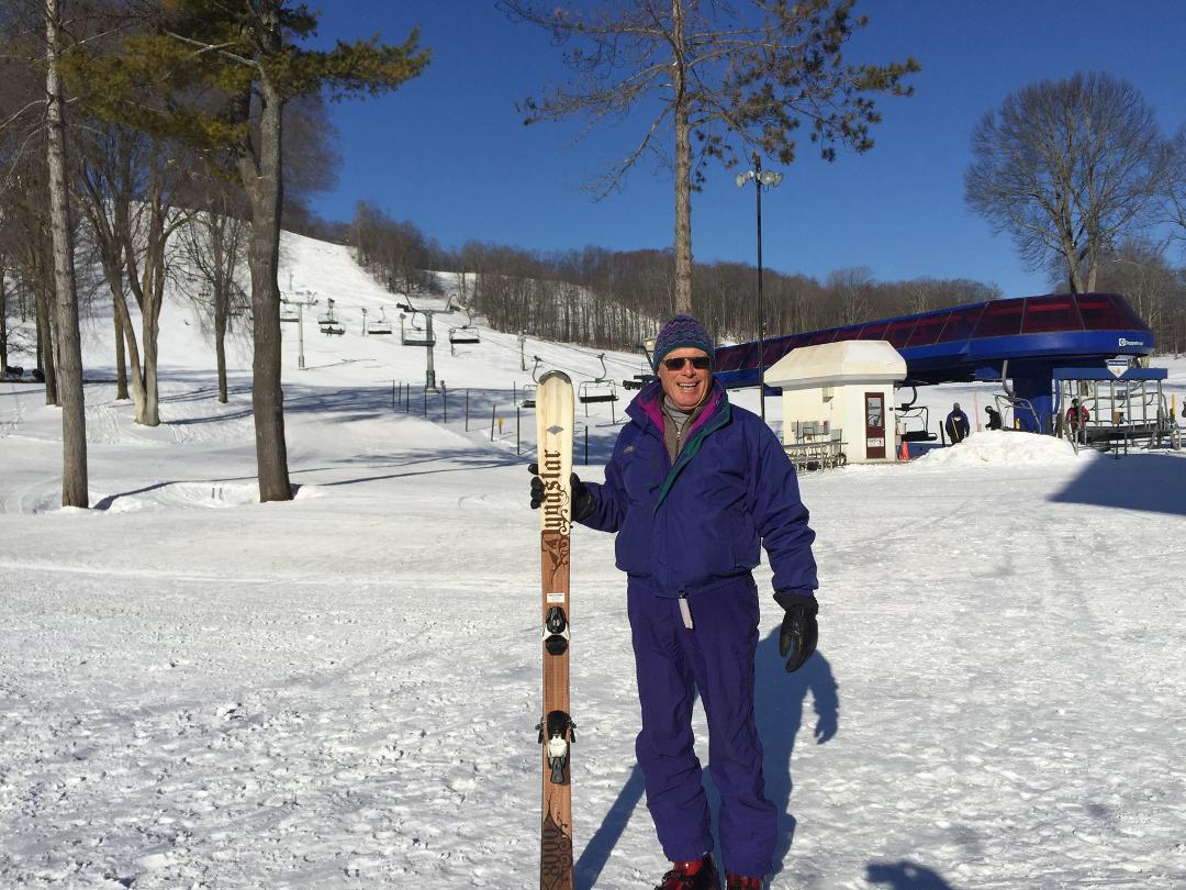 Sadly, the last day for me this season. Eighteen degrees and new snow! Boyne Mountain.