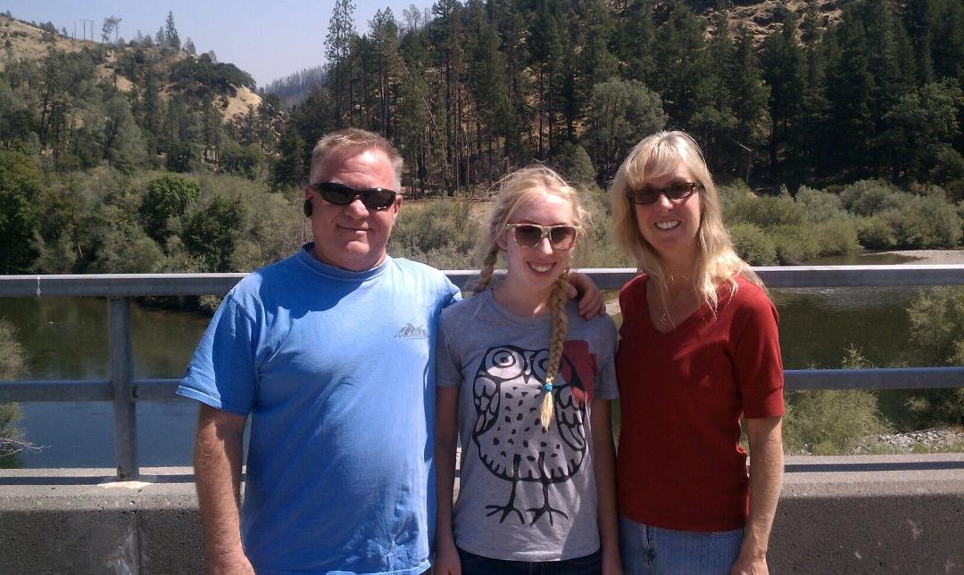 Shasta National Forest about two hours from Humboldt University. Susan , Katie & I
