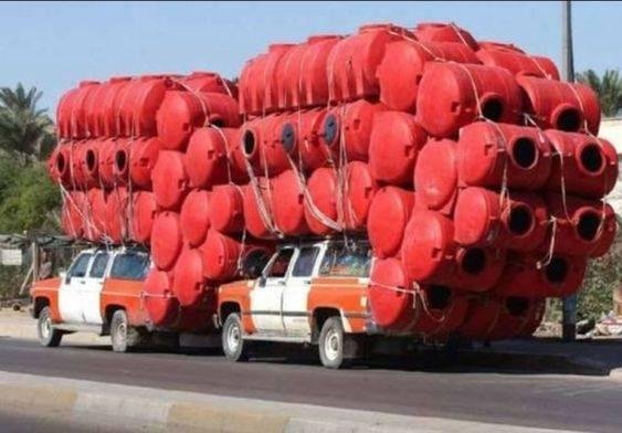 A couple of folks heading towards California and driving straight through non-stop with a little extra cheaper East Coast gasoline. LOL ;)