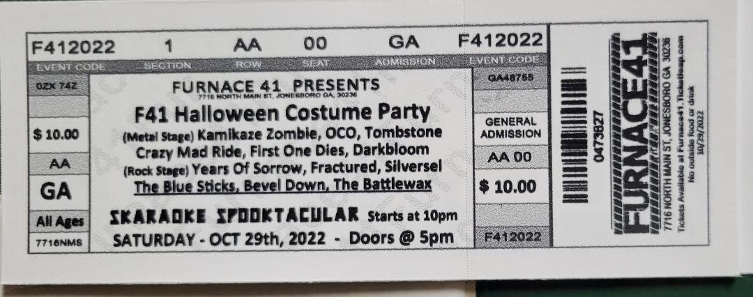 Tonight at 7:20 come rock with Years Of Sorrow