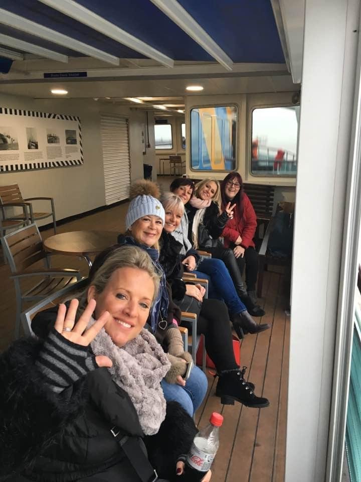 Actually on a ferry across the Mersey!!