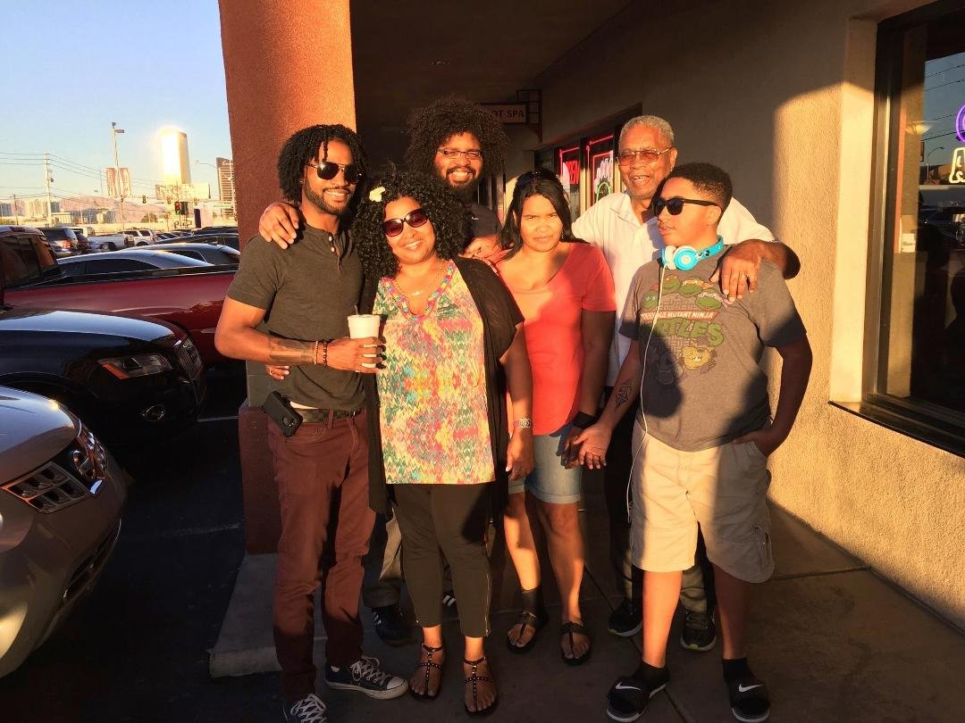 Met some of my family (daughters and grandsons) in Las Vegas, plus got to spend time with old friend, Tyrone, who lives there. Had a great time.