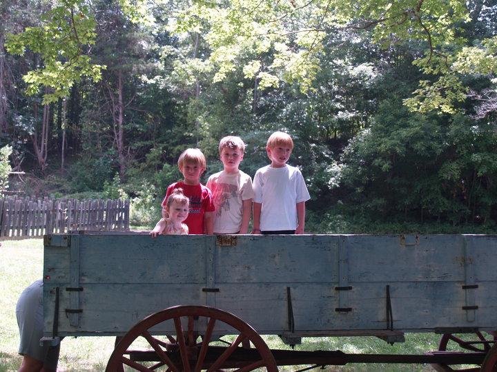 Turned 62 today. Left the office at 11 and went to 1850's Homeplace in the LBL with 2 daughters, 1 son-in-law and 4 grandkids. Fun except for the heat. 1 bummer, Grand Lynne had to stay home with a sore back. Thanks Eri