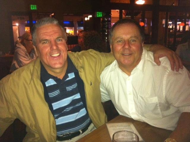 With Jerry Skidmore at Rock Bottom, San Diego.