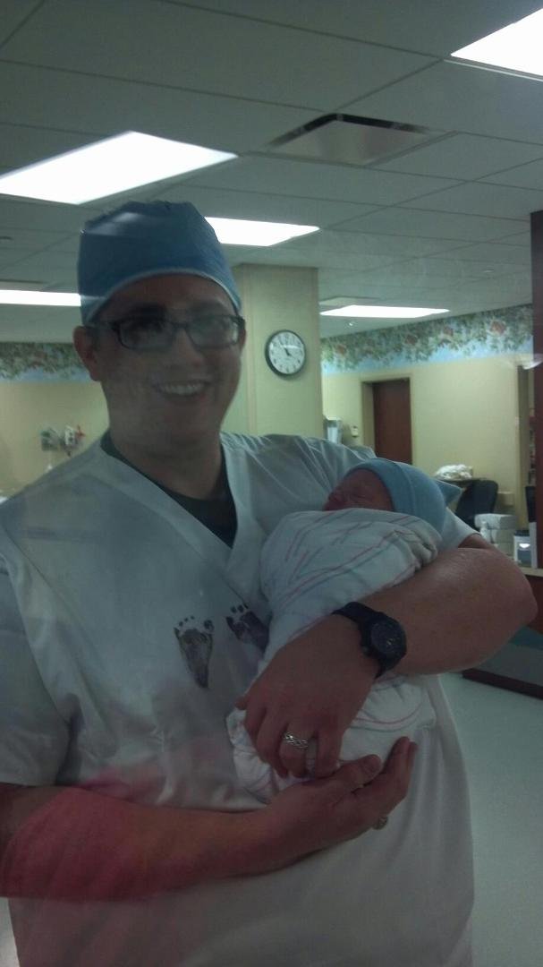 Welcome Brewer Walton and his proud papa...!!
