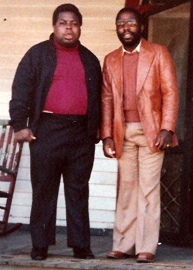 Ivory and brother Winfred Washington 1986 Valdosta,Ga