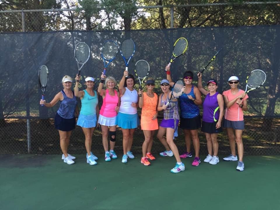 Twin Oaks tennis cardio this morning!