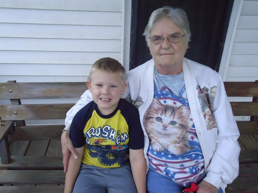 Mill and Zander. Zander's first day of kindergarden.