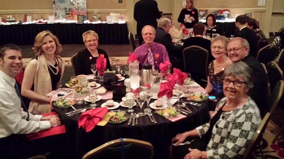 Enjoying the evening at the Ronald MacDonald house annual fundraiser.