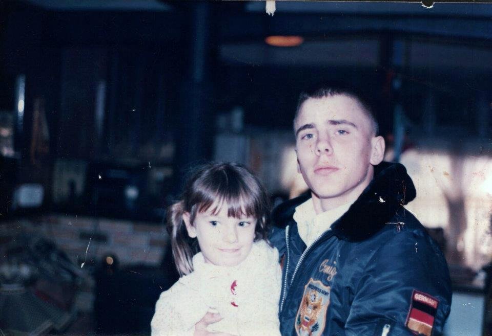 My niece Jenny Kuglin and me right after AIT