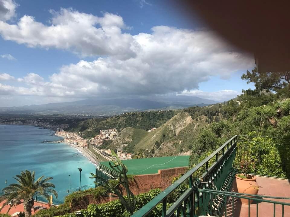 Mount Etna in the background!