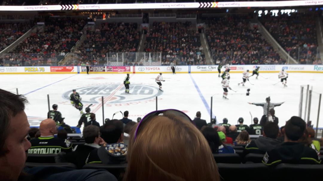 Not bad seats. I might have to sell my soul to buy Oilers tickets here.